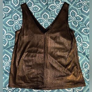 Women’s City Streets Metallic Bronze Tank